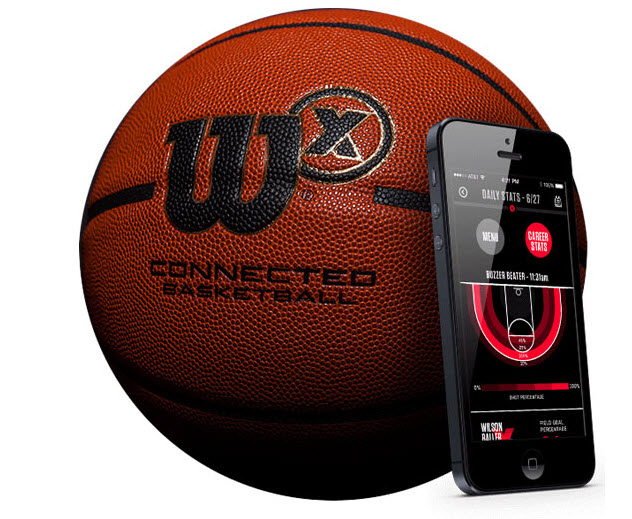 Wilson X Connected Basketball — умный баскетбольный мяч и приложение для смартфона